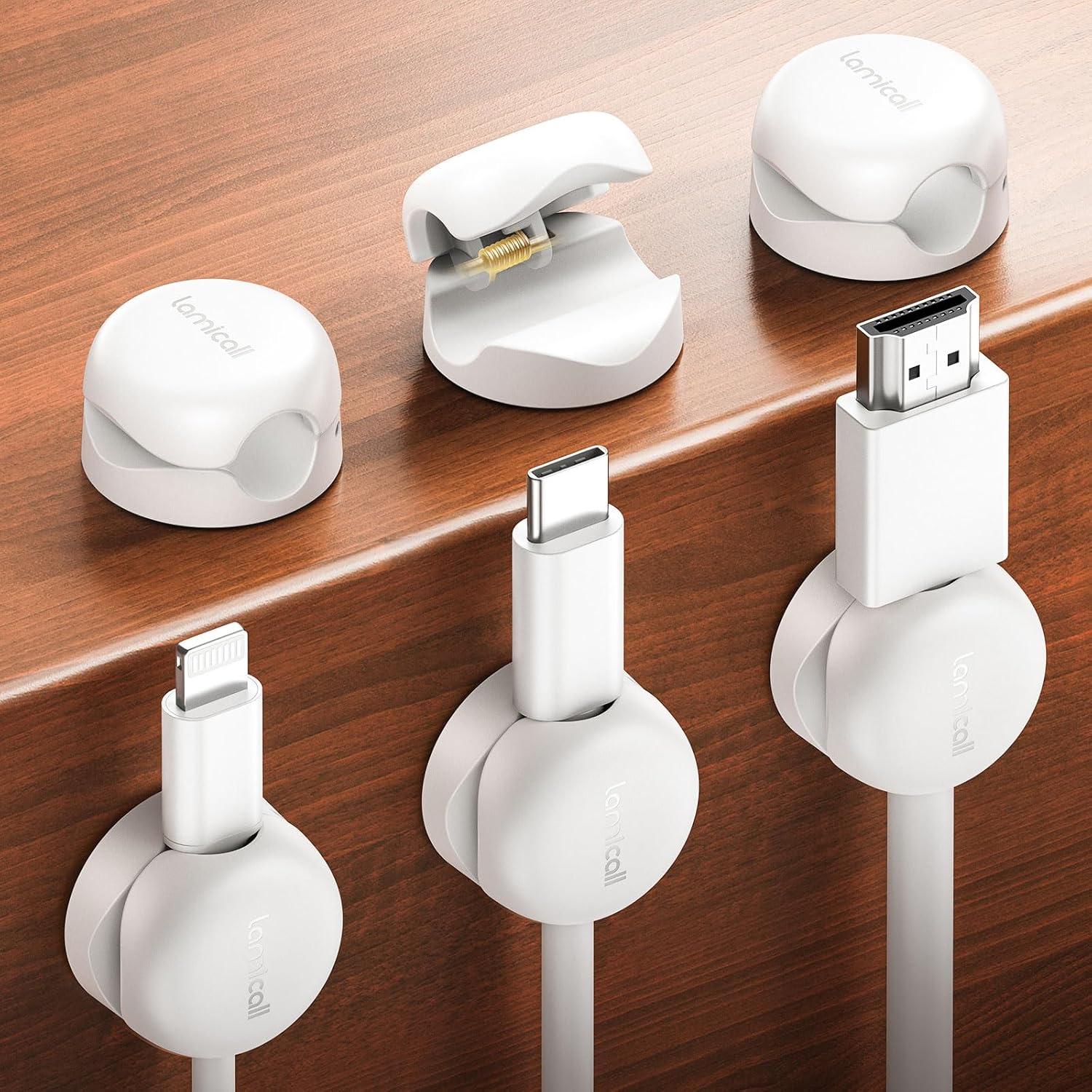Lamicall 6 Stück Kabelhalter Kabelclips 🔌