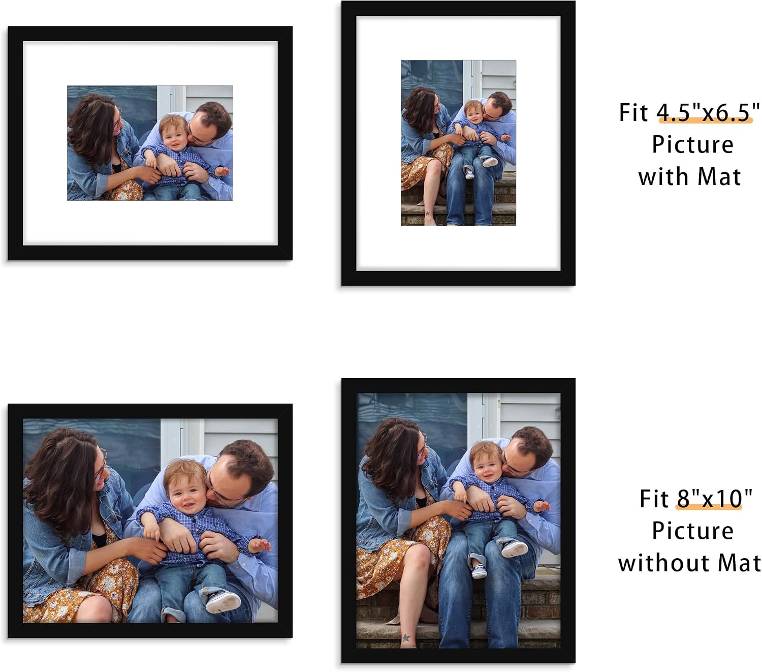 Detalle 2 de Picrit 8x10 Picture Frame Set of 12 🖼