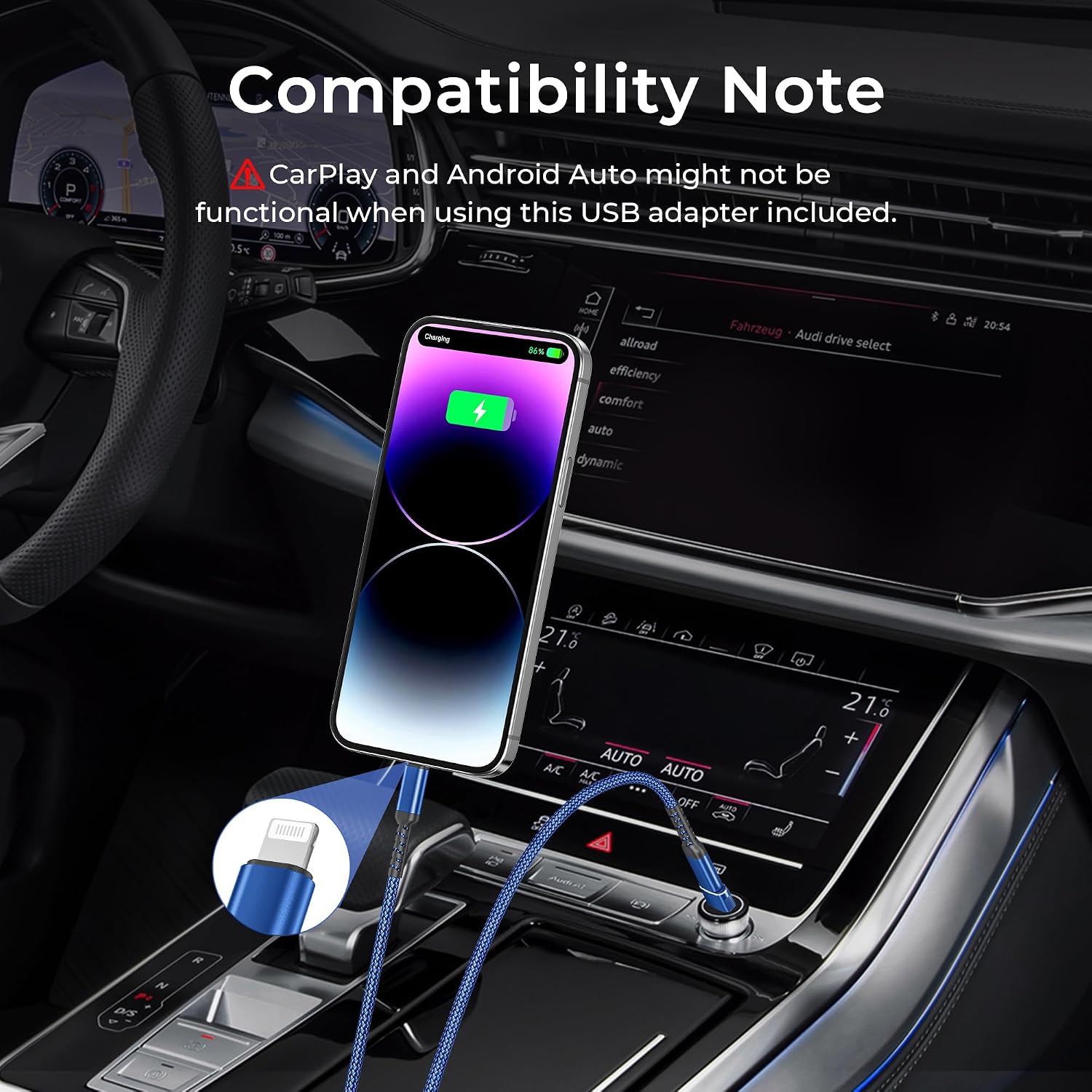 Thumbnail 1 de Ladekabel USB-C auf Lightning 3 m für iPhone