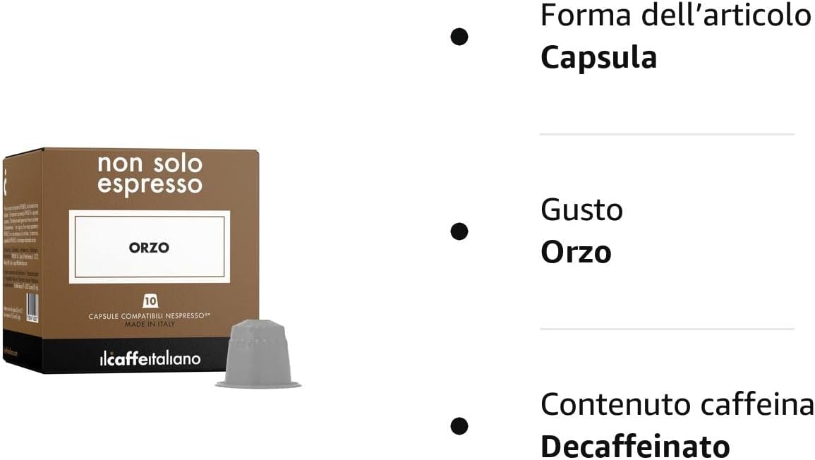 Thumbnail 3 de Il Caffè Italiano Orzo Compatible Nespresso – 80 capsules, Made in Italy