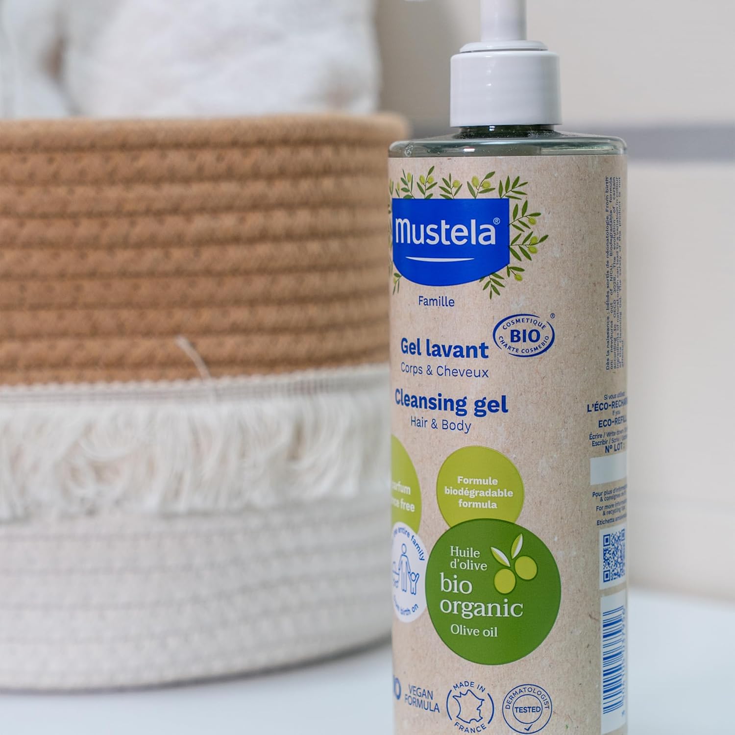 Thumbnail 6 de Mustela Gel Detergente Bio Vegano con Olio di Oliva, Aloe e Glicerina – Detersione delicata per neonati e tutta la famiglia