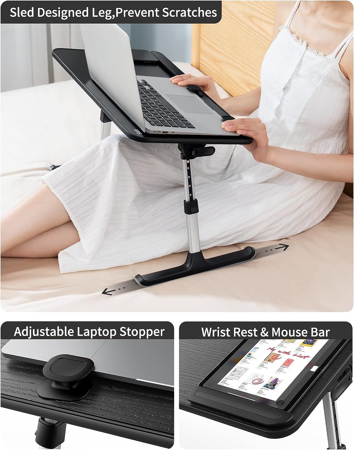 Thumbnail 3 de SAIJI Adjustable Laptop Stand 52x30cm