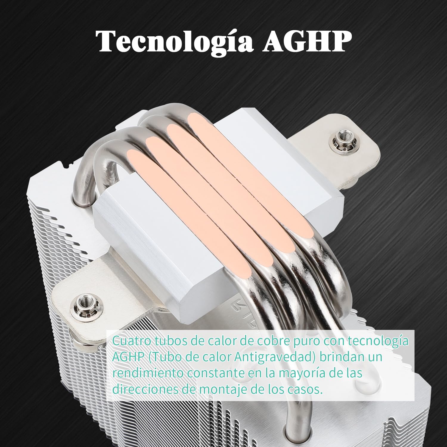 Detalle de TR Assassin X 120R SE V2 CPU Luftkühler – 4 Heat Pipes, 148 mm, AM4/AM5, LGA17XX