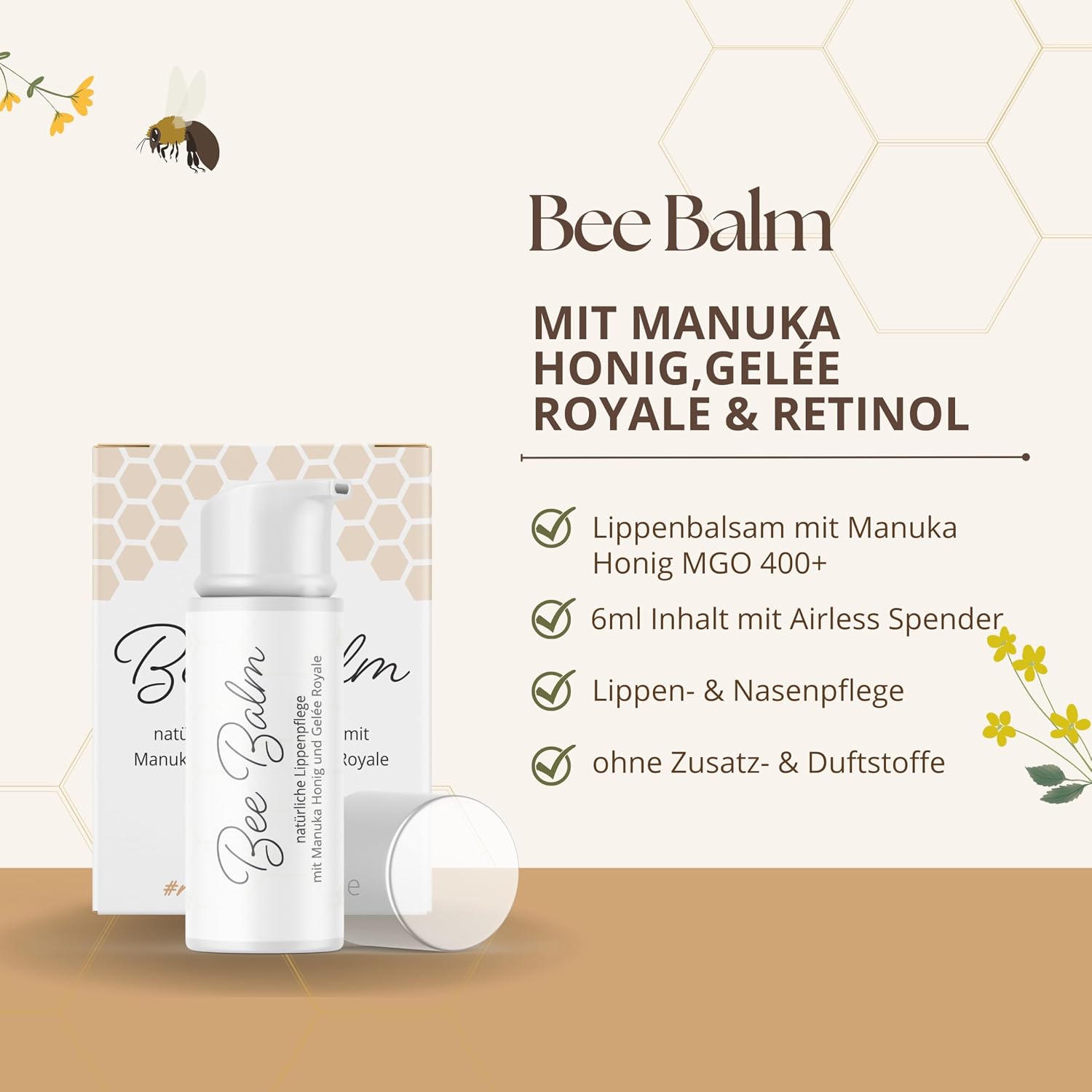 Thumbnail 1 de bedrop BeeBalm Lippenpflege 6 ml