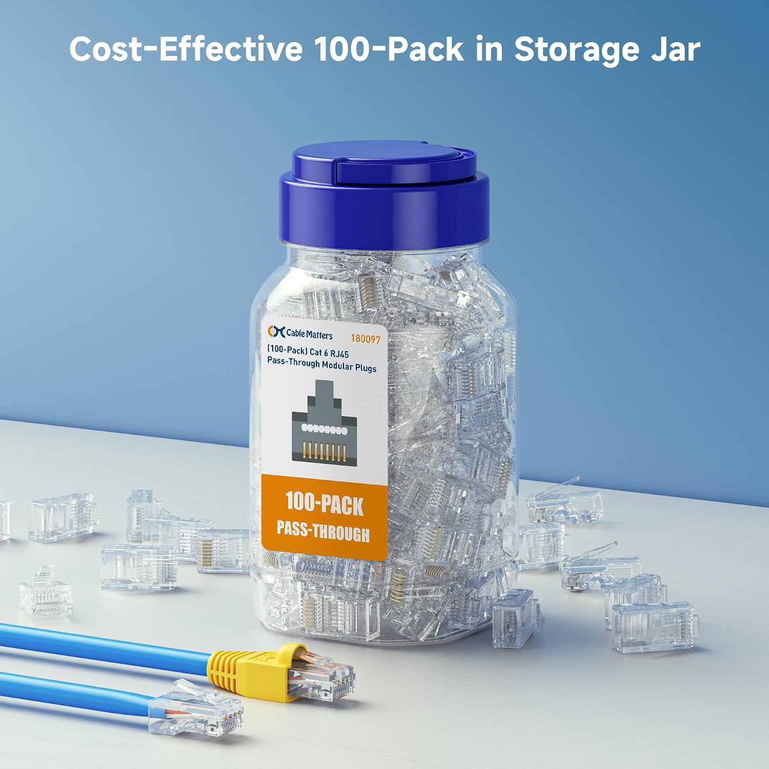 Thumbnail 6 de Cable Matters Cat 6 RJ45 connectors 100-pack
