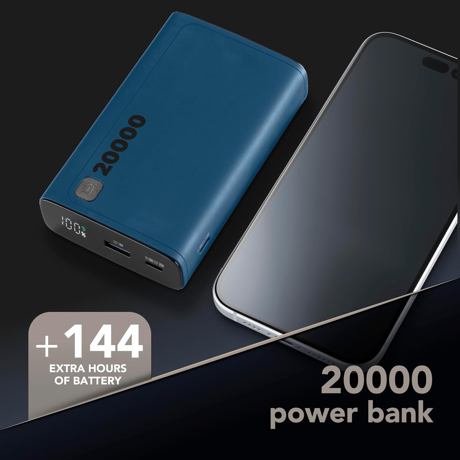 Detalle 2 de Cellularline Elite 20000 chargeur portable