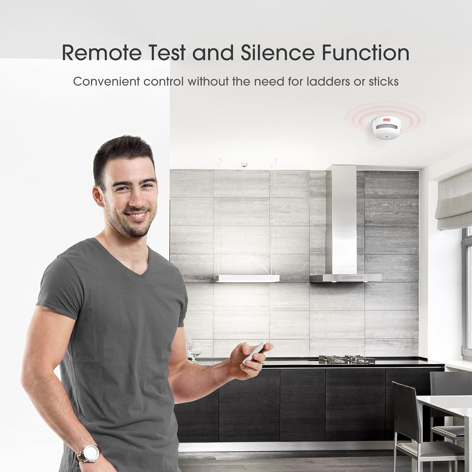 Thumbnail 3 de X-Sense RC01 Pro Remote Controller with Replaceable Battery for Link+ Series Alarms