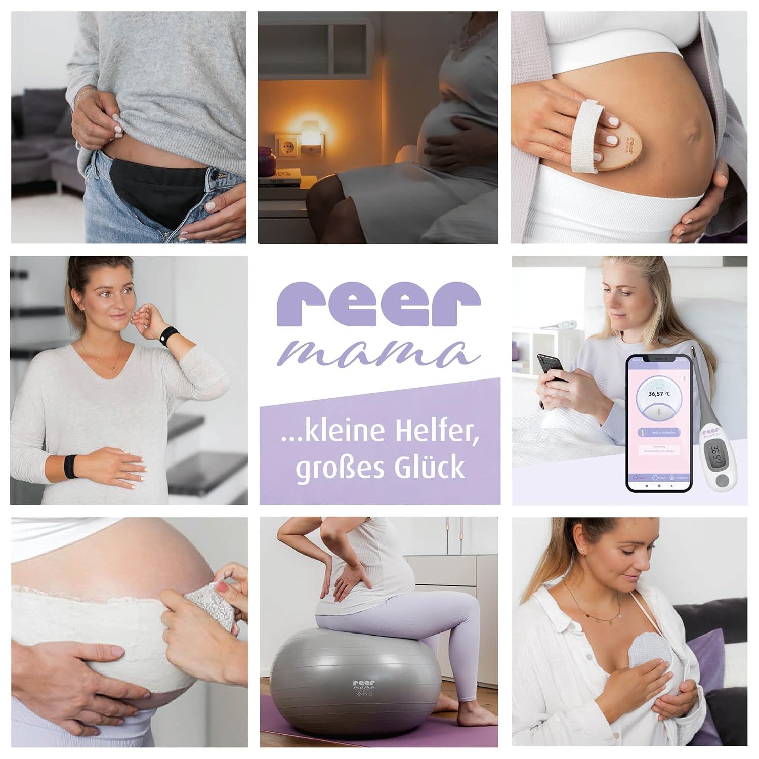 Thumbnail 2 de Reer Mama Stillhilfe Traubenkernkissen