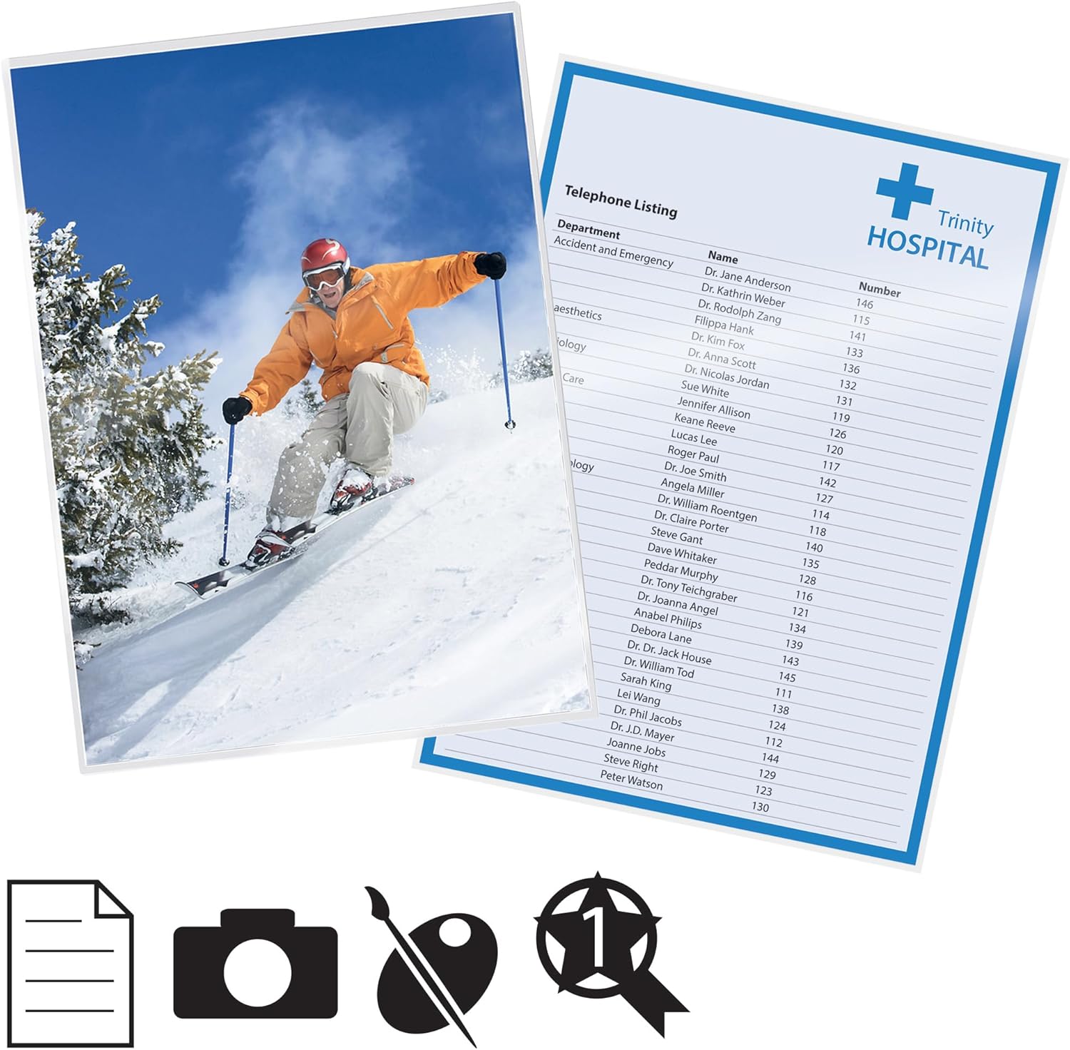 Thumbnail 2 de Ibico Laminating Pouches A4 150 Micron, Pack of 100 📁