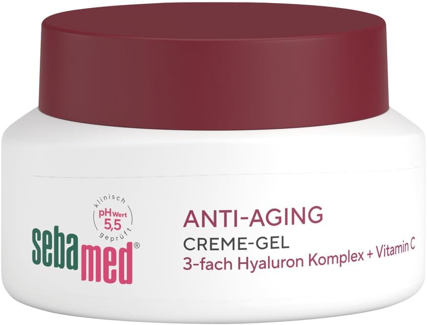 Detalle 2 de Sebamed Gel crema levigante anti-età: crema viso con vitamina C naturale e triplo complesso ialuronico