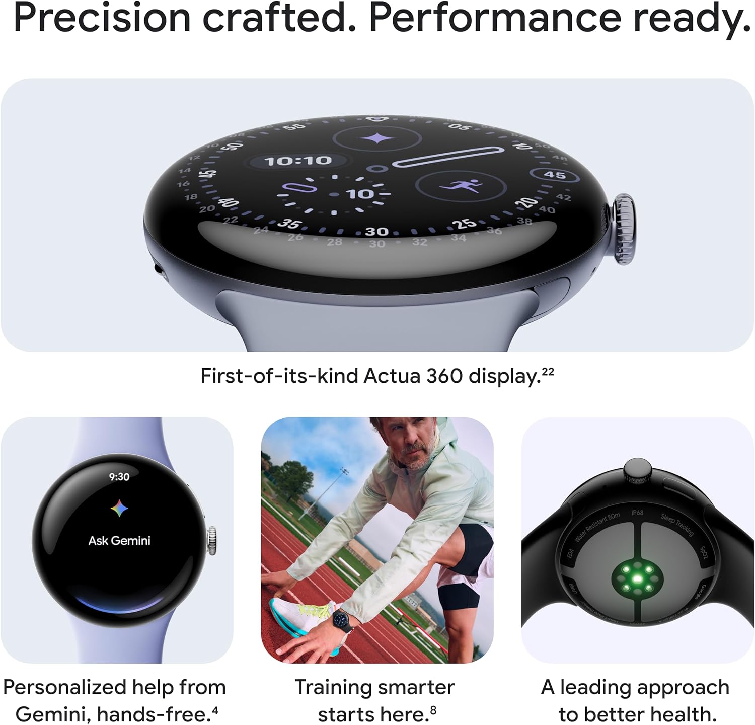 Thumbnail 1 de Google Pixel Watch 4 (45mm) LTE — Android smartwatch with heart rate, sleep, and fitness tracking