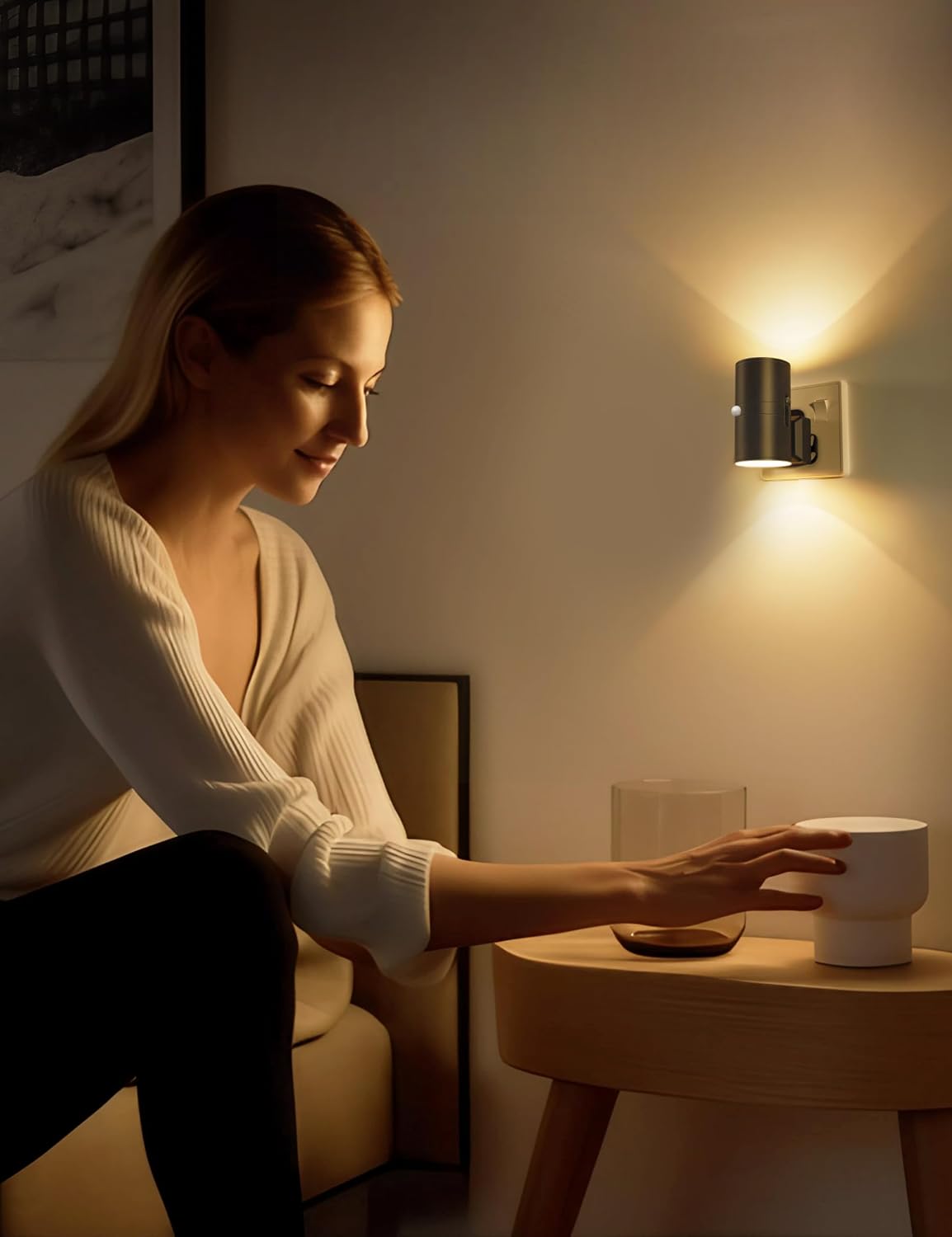 Thumbnail 6 de LOHAS-LED Motion Sensor Night Light Plug-in (2 Pack) with 3 Modes and Dimmable Warm White