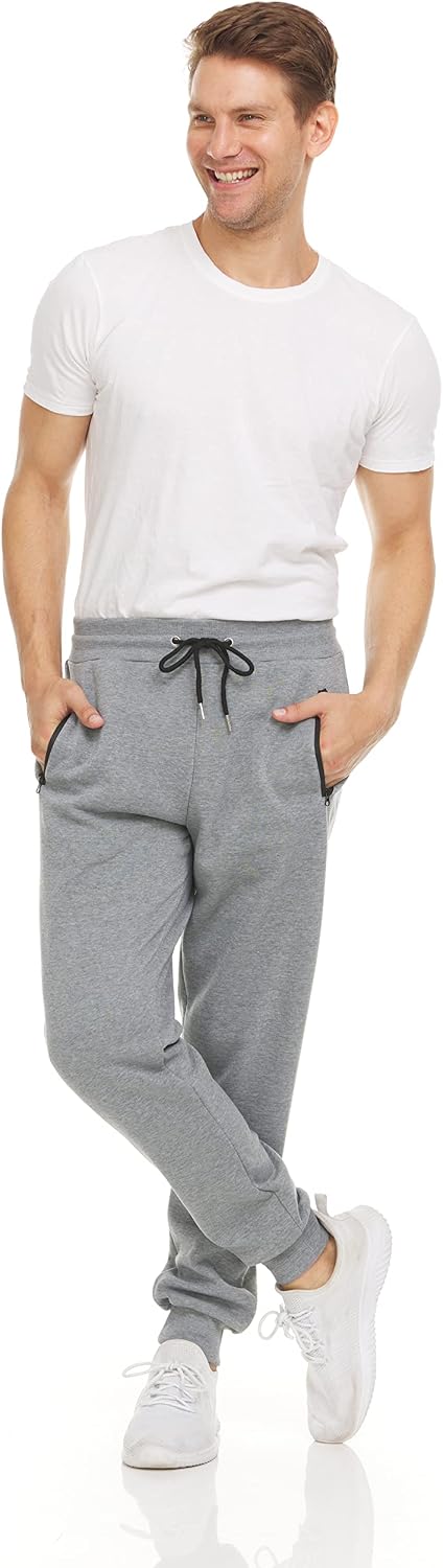 Thumbnail 6 de PURE CHAMP Mens Sweatpants 3 Pack Fleece Active Joggers with Zipper Pockets