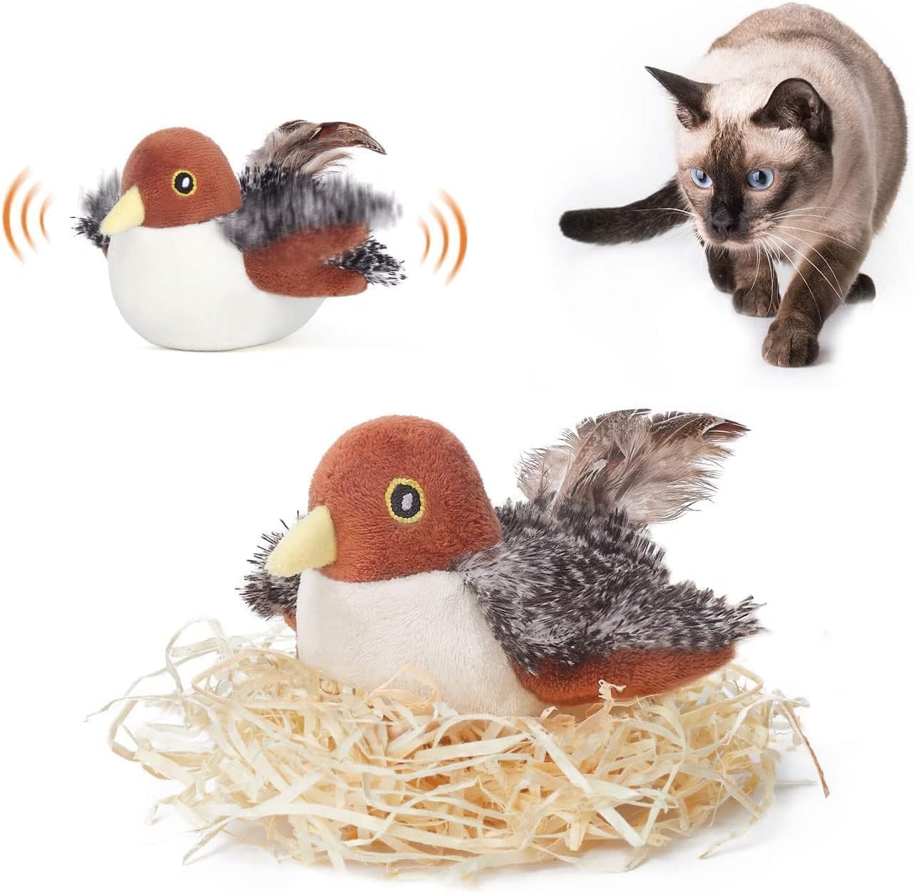 Detalle de Potaroma Flatternder Spatz 10,2 cm 🐱