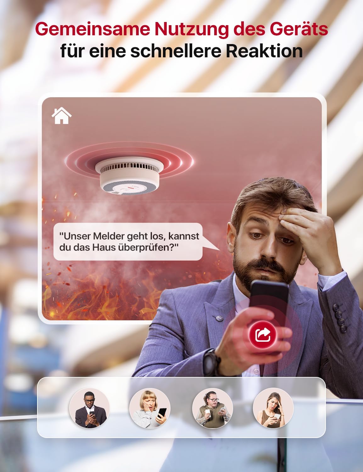 Thumbnail 5 de X-Sense SC06-WX Rauchmelder mit WLAN