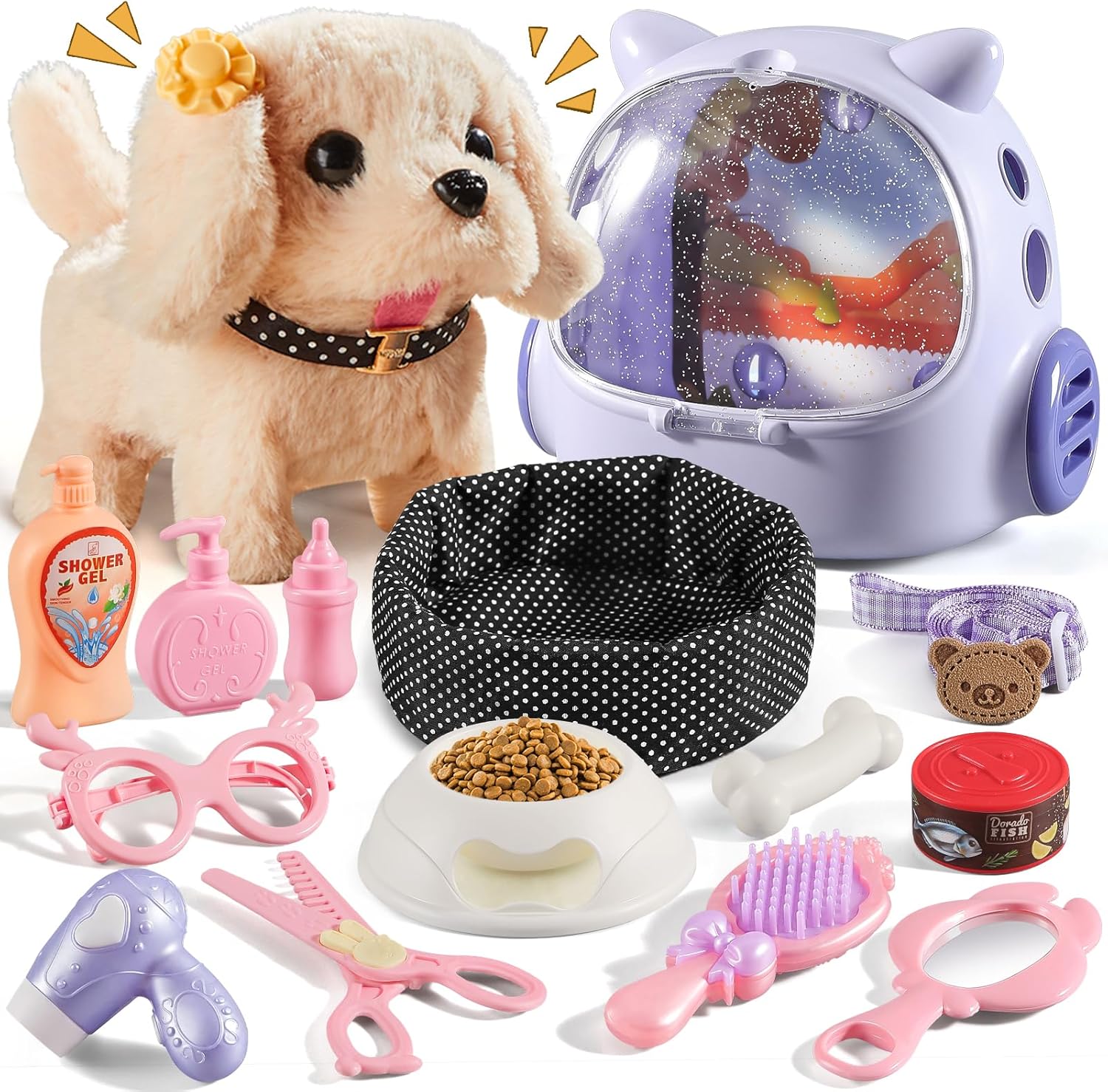 Detalle de Vanvimen 16-piece Robot Dog Toy