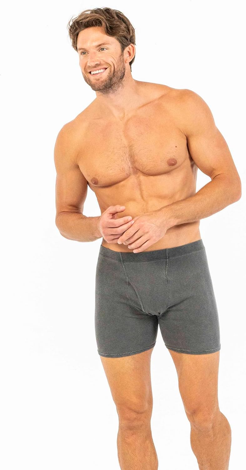 Thumbnail 1 de Gildan Men's Underwear Covered Waistband Boxer Briefs, Multipack