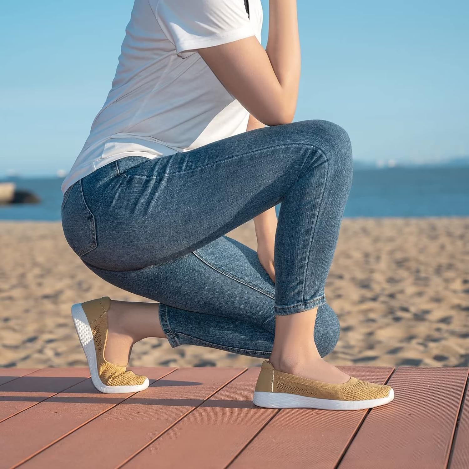 Thumbnail 4 de TIOSEBON Womens Slip On Loafers: Breathable, Low-Top Comfort for Everyday Use