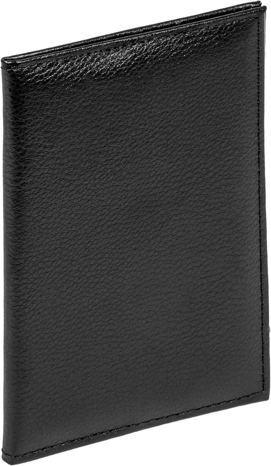 Walther Design Carta d'identità in pelle nera: porta badge con 6 tasche (11x7 cm) e custodia pieghevole
