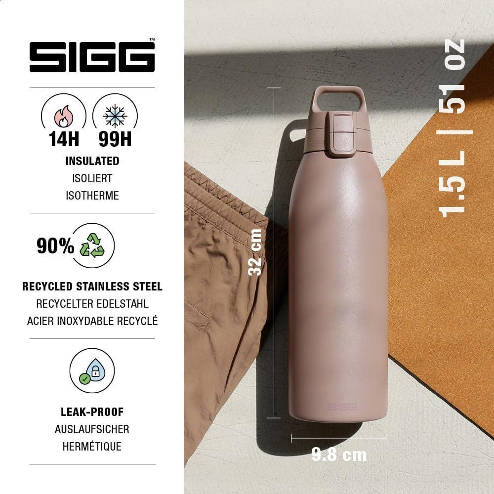 Thumbnail 1 de SIGG Shield ONE Therm isolierte Trinkflasche (auslaufsicher, 0,5/0,75/1 L) für kohlensäurehaltige Getränke