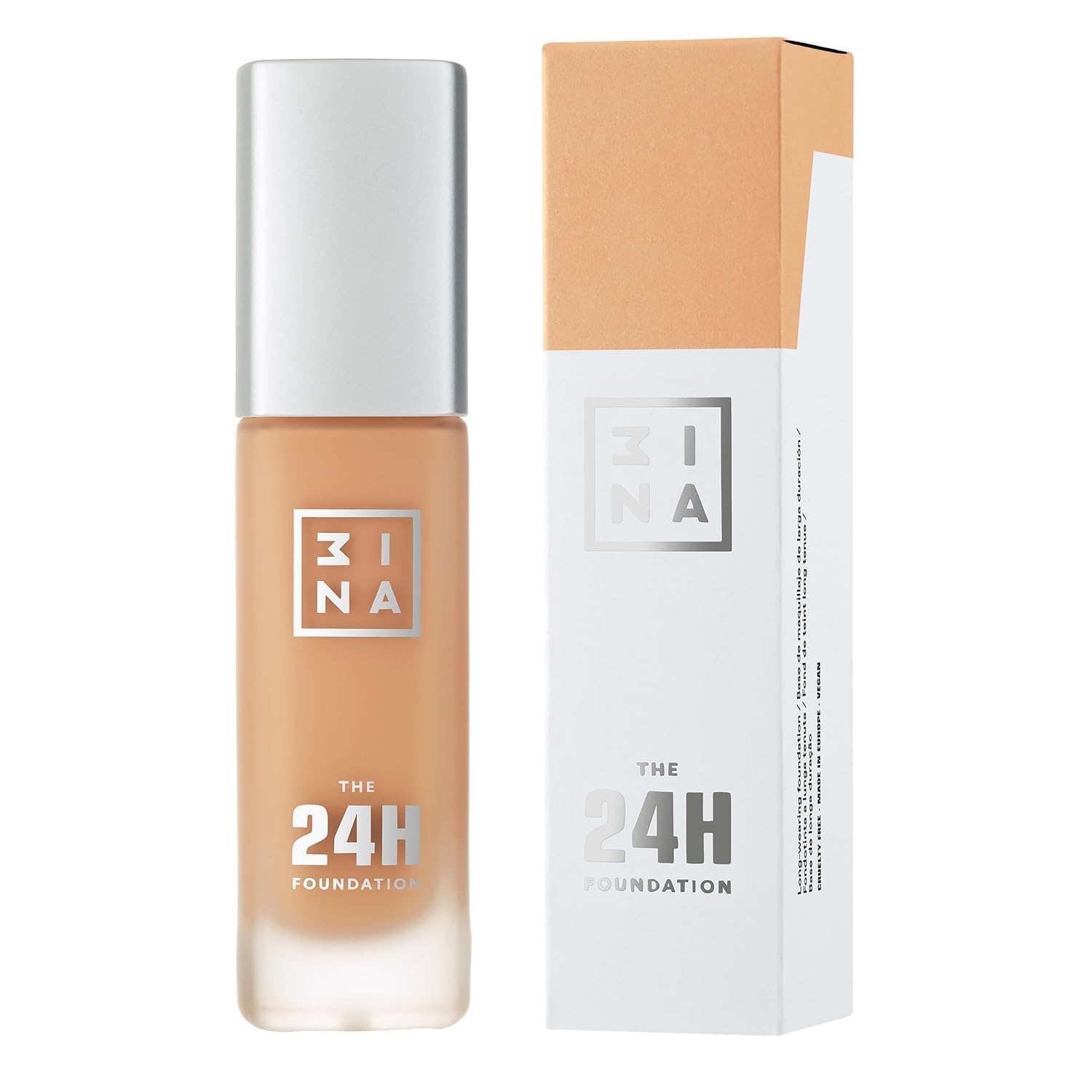 Detalle 2 de 3INA The 24H Foundation 639 Dunkel nude