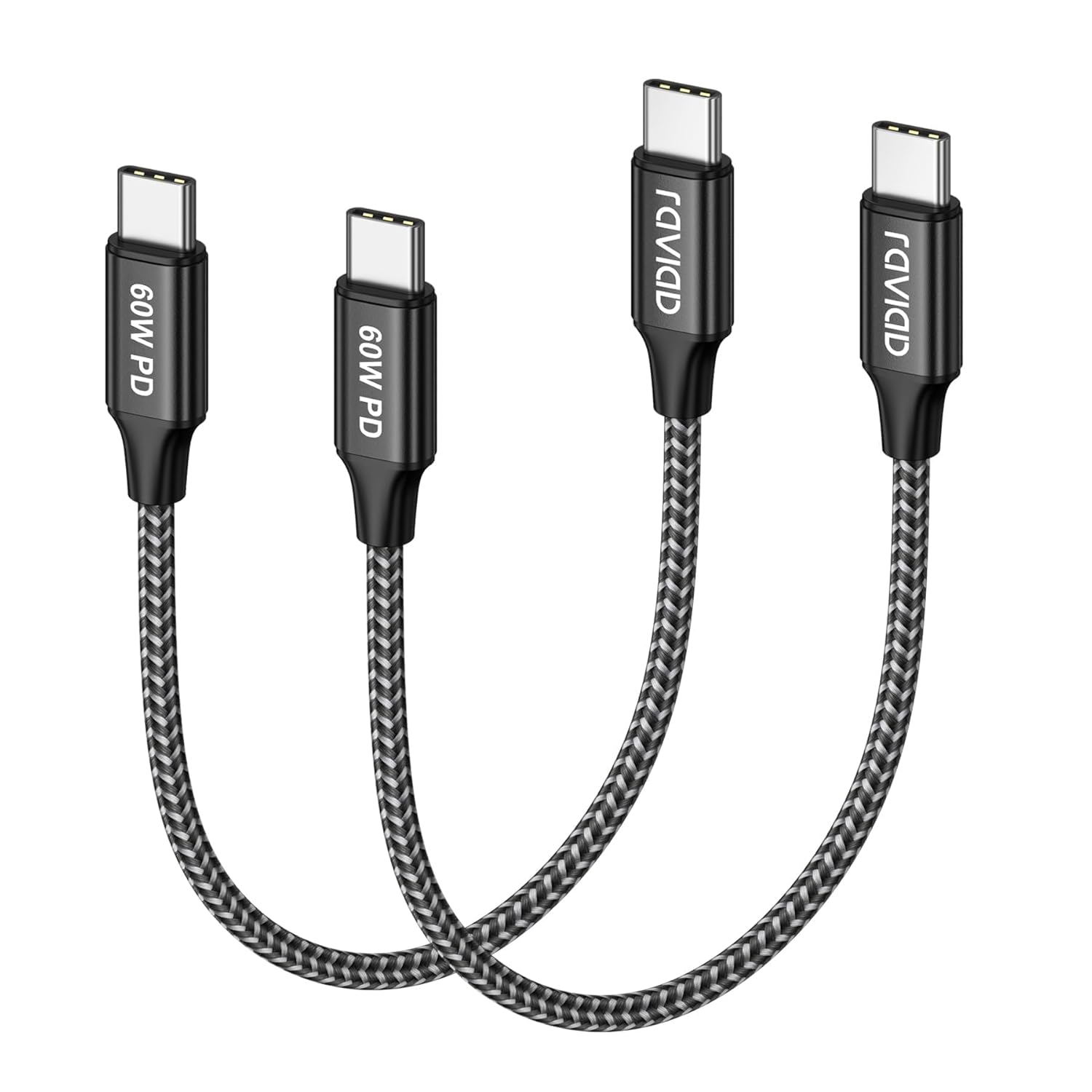 Detalle de RAVIAD USB C to USB C Cable 30cm