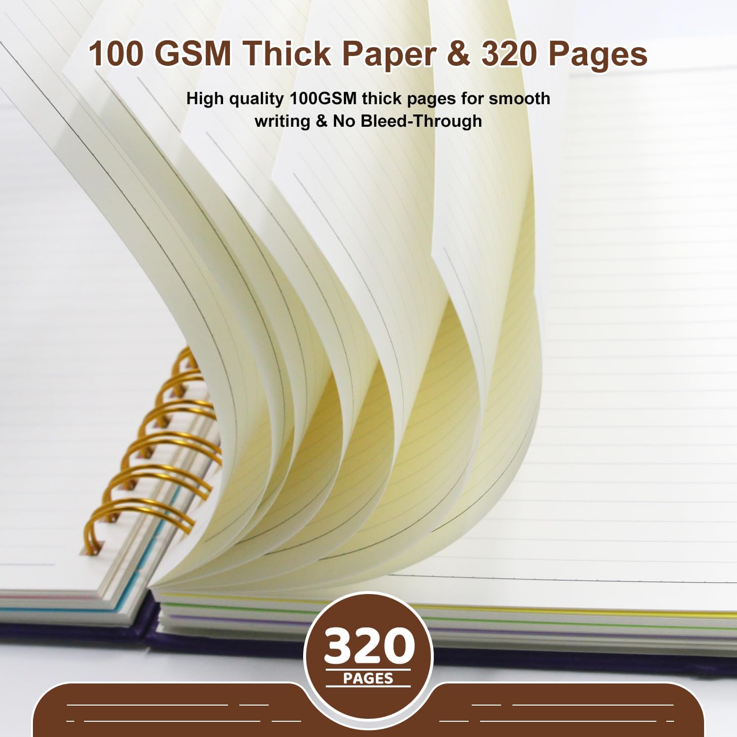 Detalle 2 de FlyMeaning Spiral Notebook, 320 Pages