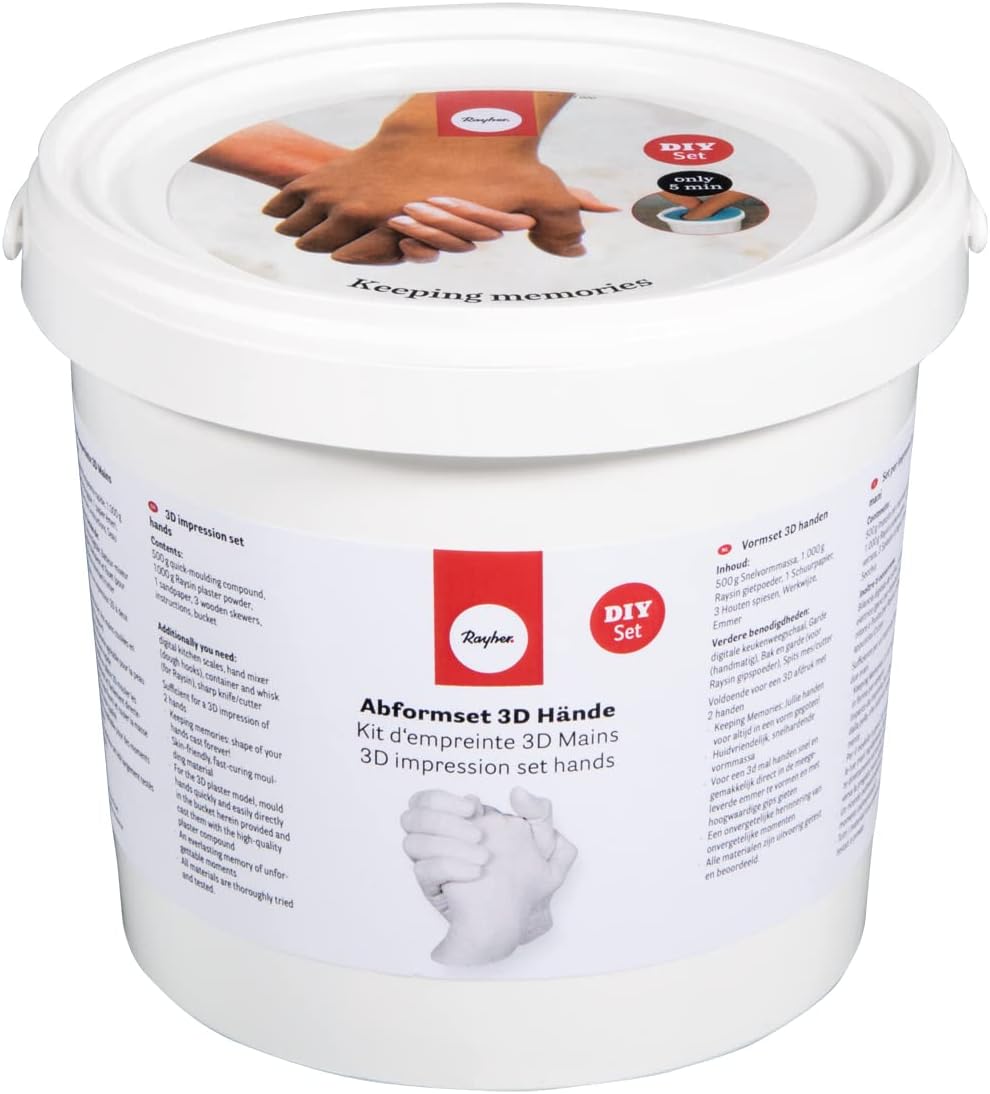 Detalle de Rayher CK moulding kit 3D hands 34471000 – zestaw do odlewu dłoni