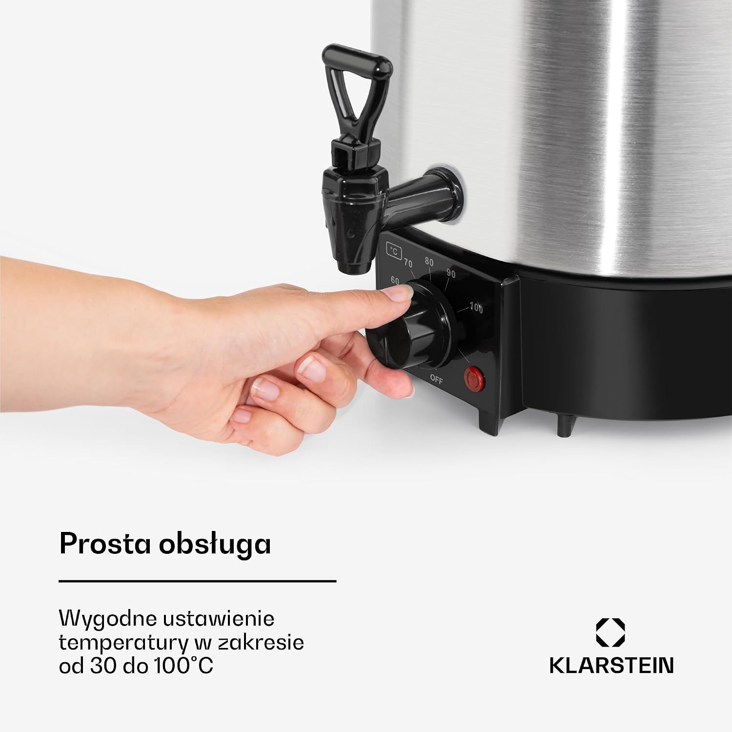 Detalle de Klarstein Biggie Eco konserveringsautomat och dryckesdispenser, 9 liter