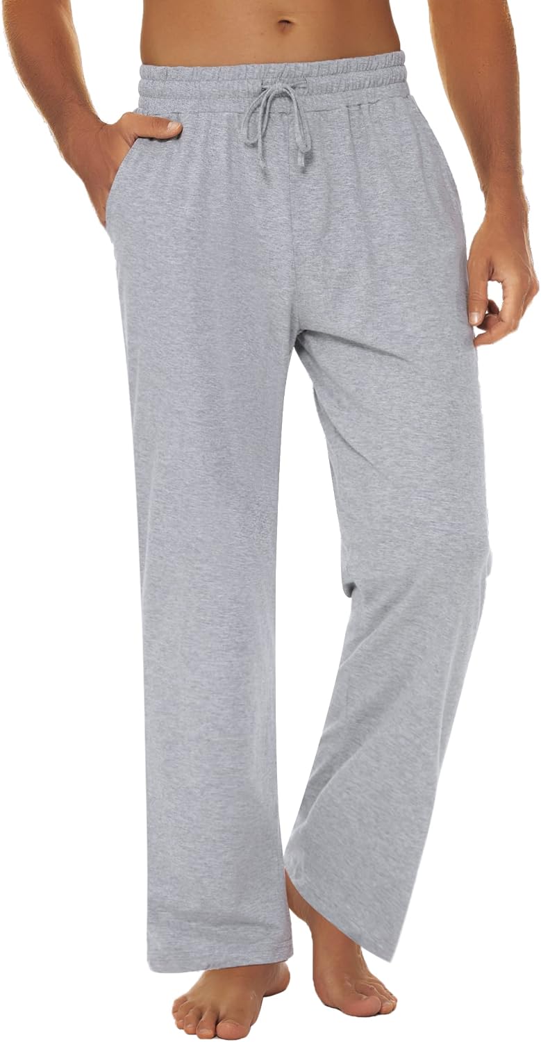 Thumbnail 6 de Pantalon de pyjama homme Marvmys en 100% coton – long, uni, avec cordon de serrage et poches