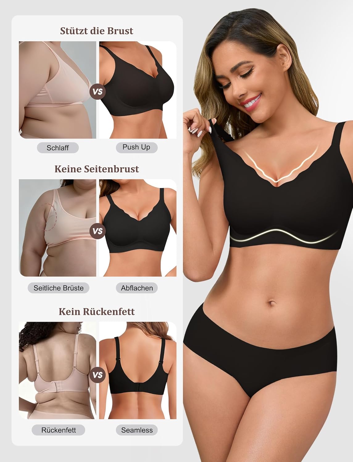 Detalle de Vtelor Bügelloser BH S–3XL