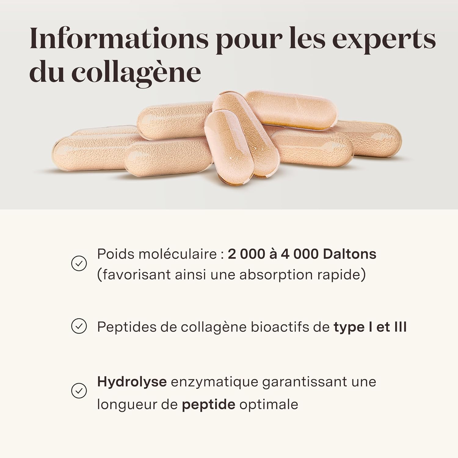 Thumbnail 5 de Glow25® Gélules de collagène à l’acide hyaluronique et vitamine C (180 gélules)