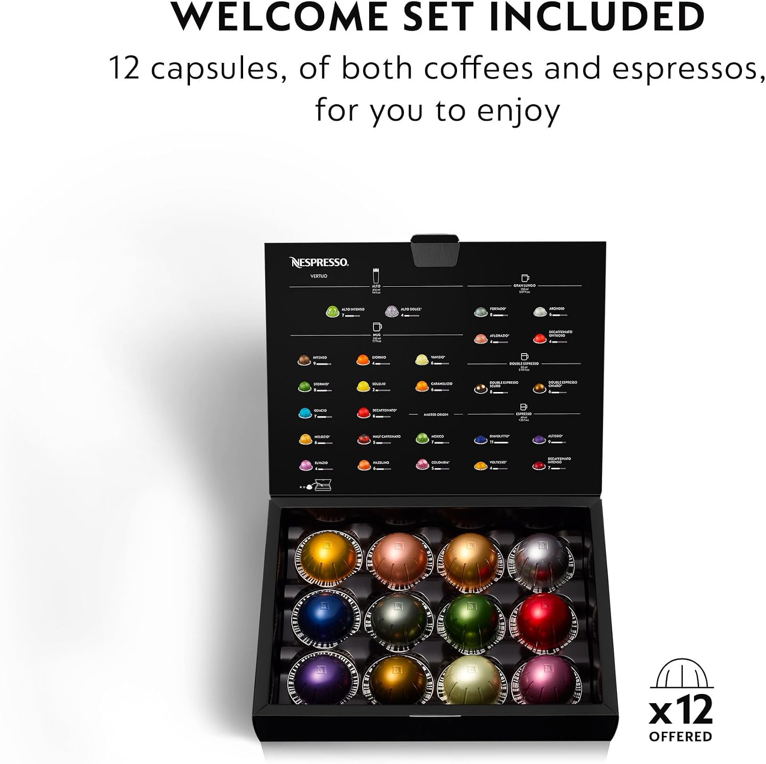 Detalle 2 de De'Longhi Nespresso Vertuo Coffee and Espresso Machine (54 oz) in Titan Gray