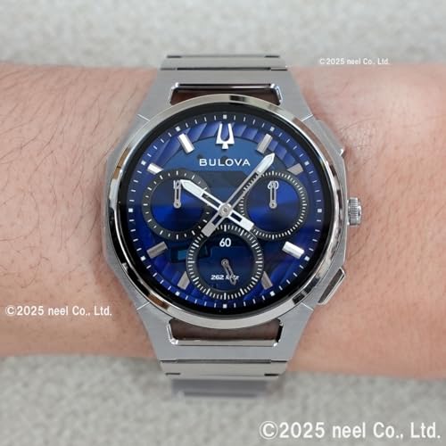 Detalle de Bulova Curv NR20-Y1D 96A339: Orologio da uomo in acciaio inossidabile
