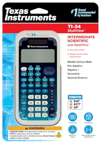 Thumbnail 10 de Texas Instruments TI-34 MultiView Scientific Calculator