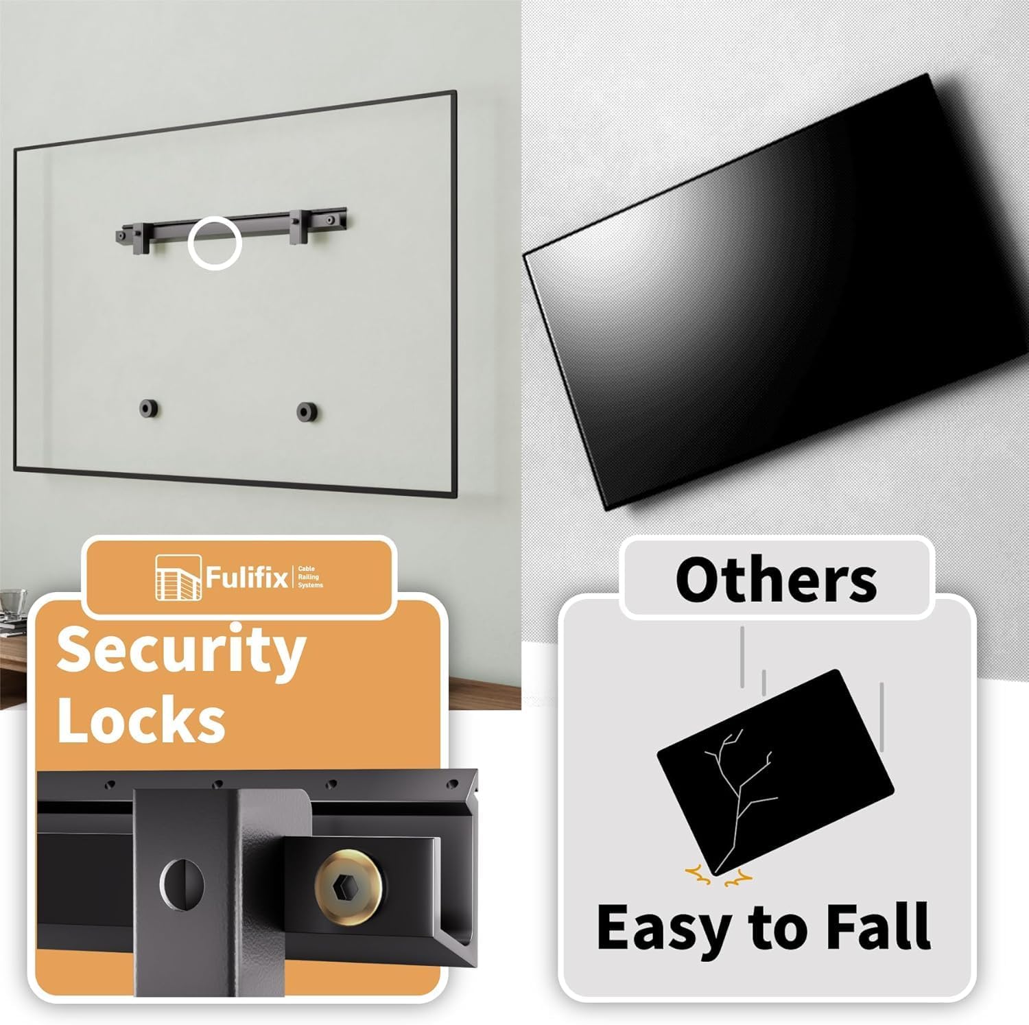 Thumbnail 6 de Aetubree No Drill TV Wall Mount for 32–75 inch TVs