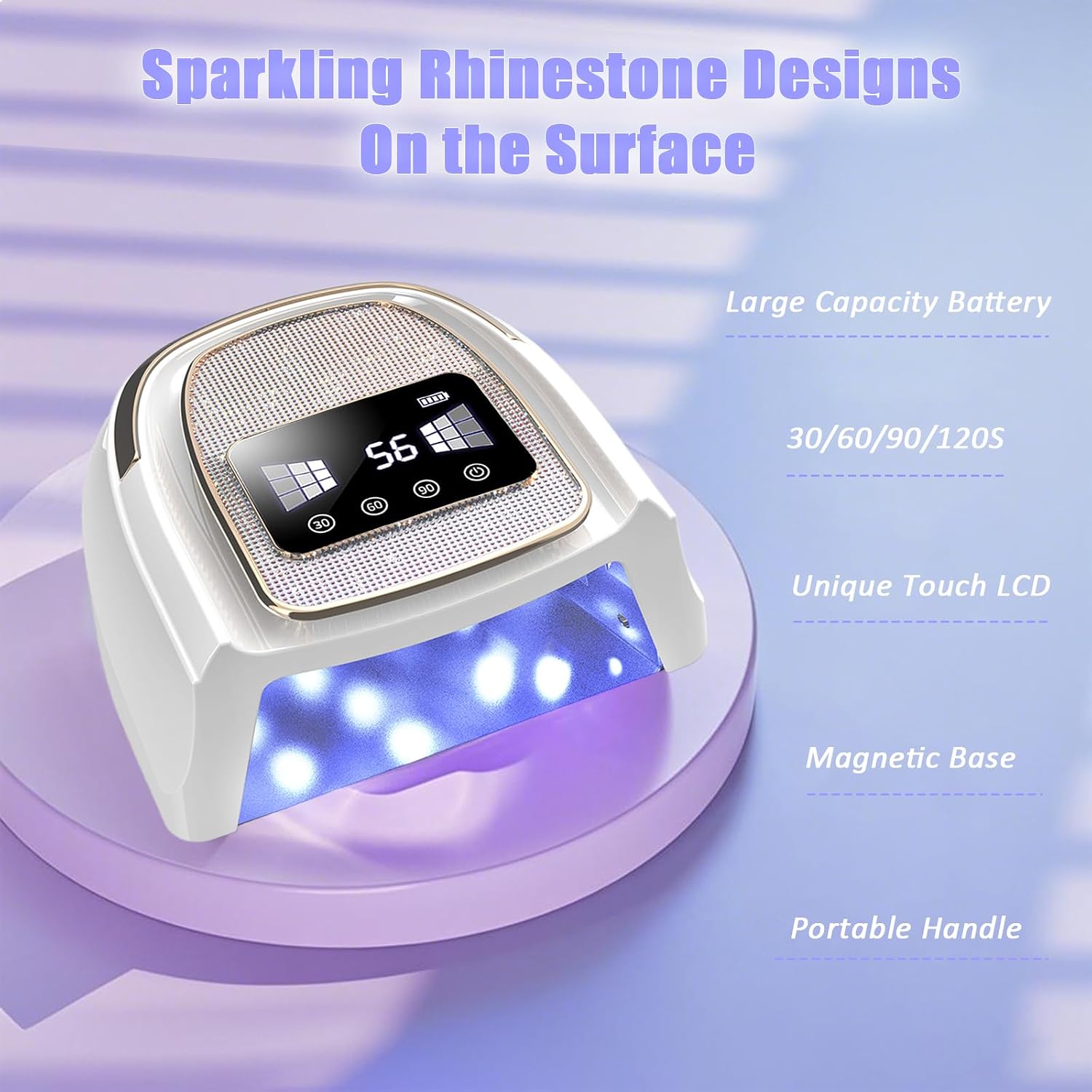 Thumbnail 1 de Asimebesty Lampe UV Ongles Gel 120W
