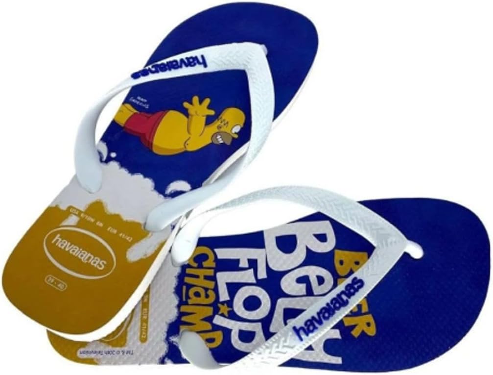 Thumbnail 3 de Havaianas Simpsons infradito unisex per adulti bianco/blu