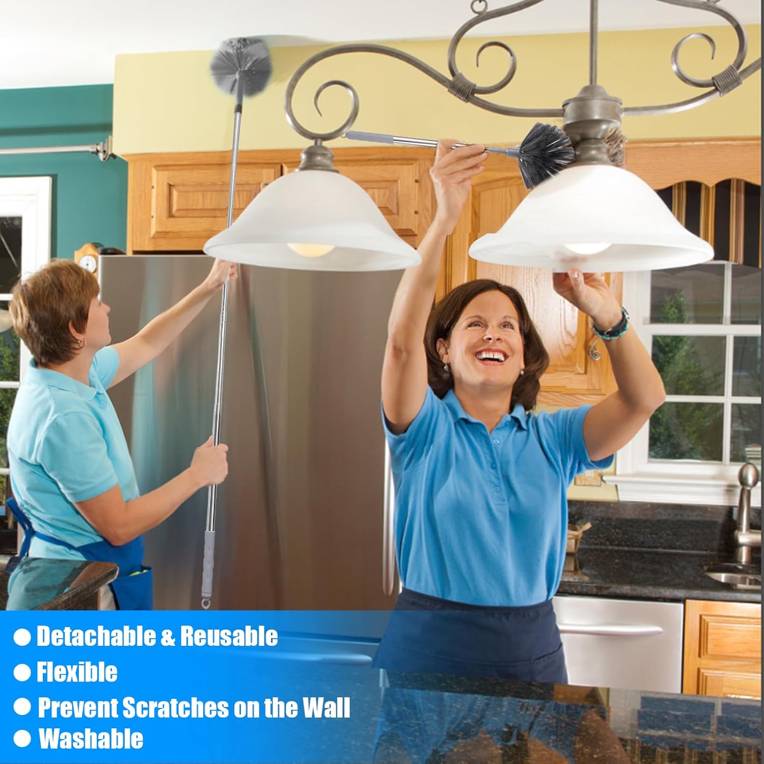 Thumbnail 5 de Feather Duster 7 PCS Extendable Cleaning Kit