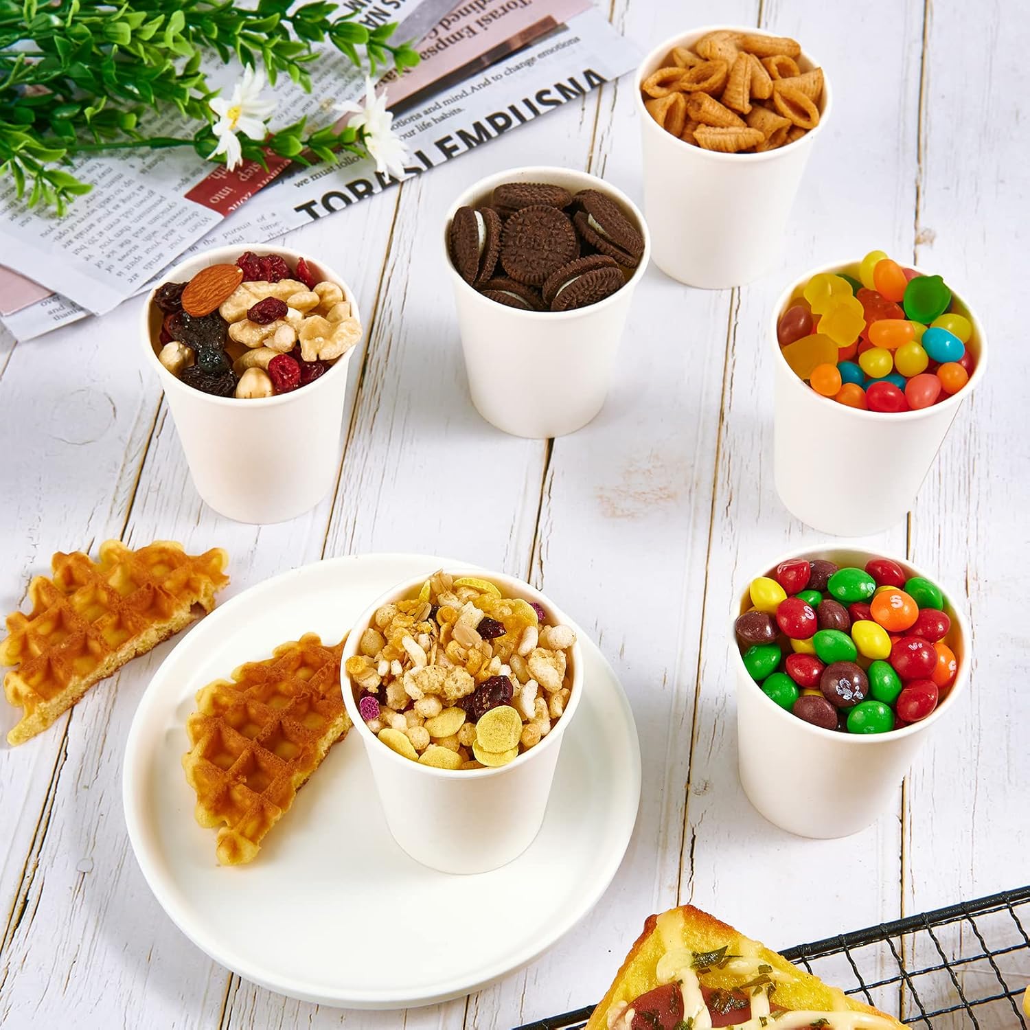 Thumbnail 3 de TV TOPVALUE 600 5oz Paper Cups 🥤