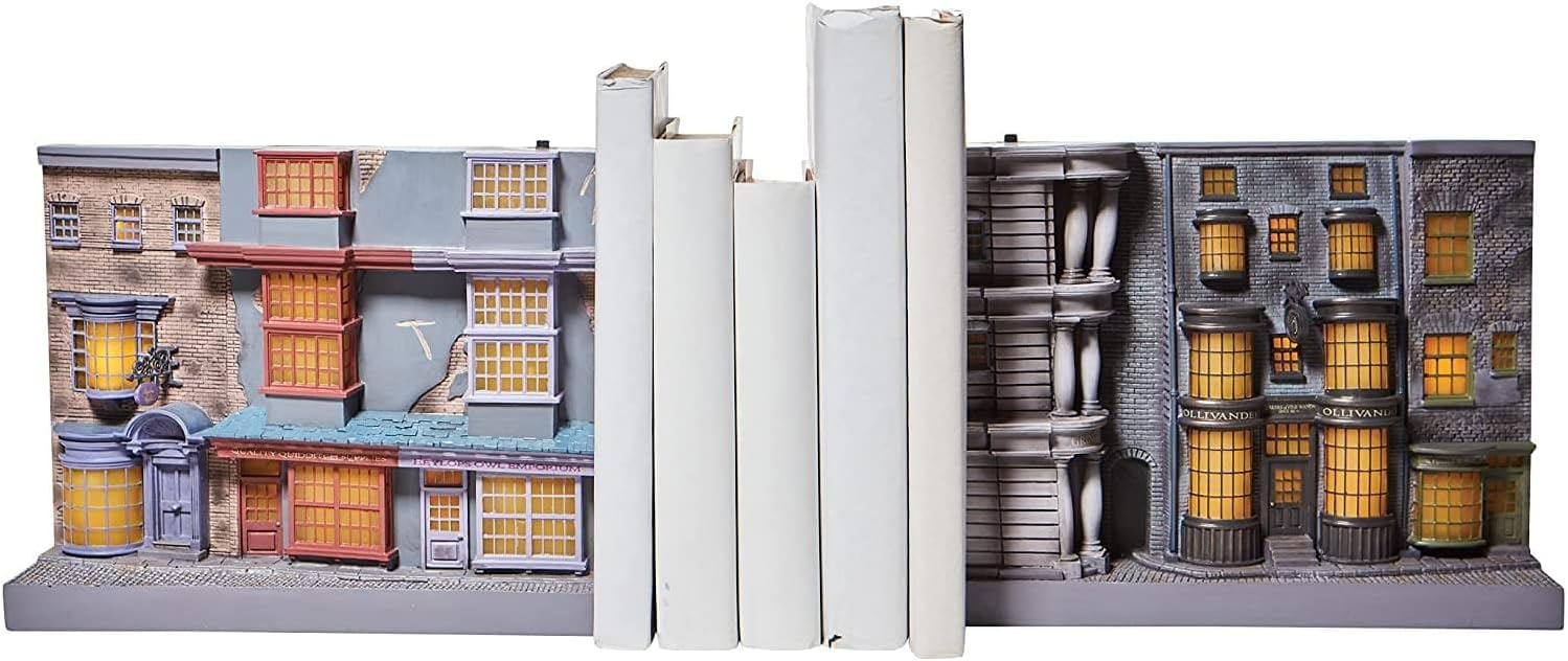 Thumbnail 1 de Enesco Diagon Alley Serre-Livres Lumineux