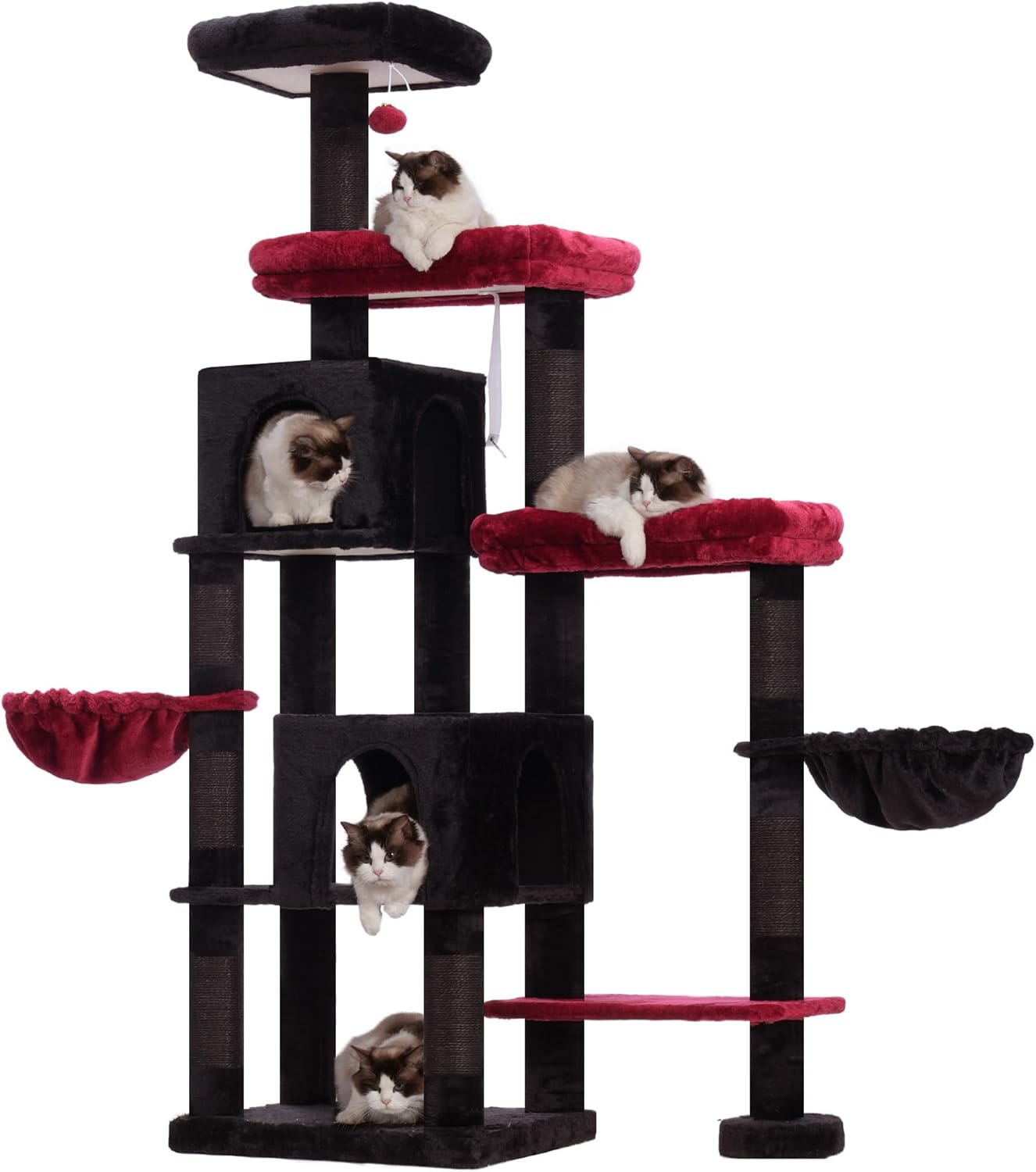 Thumbnail 5 de Hey-brother XXL Kratzbaum 180 cm für große Katzen 🐱