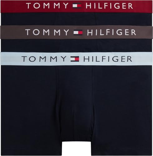 Detalle de Tommy Hilfiger Trunk 3P WB UM0UM03908 Boxer pour Homme Multicolore XL