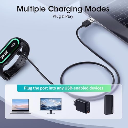Detalle de TiMOVO Cavo di Ricarica Compatibile con Xiaomi Smart Band 10/Redmi Watch 5