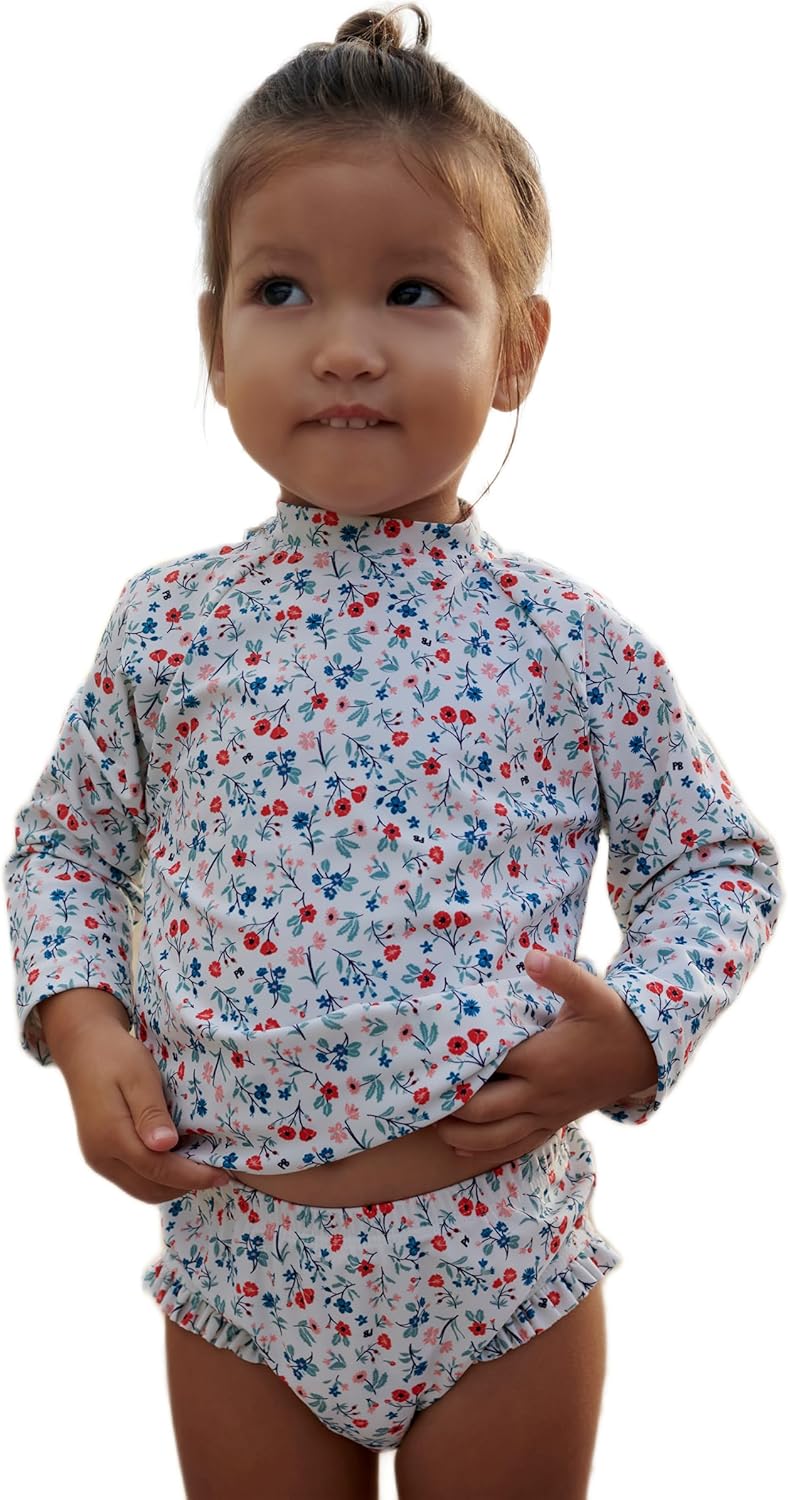 Petit Bateau A0ctv : t-shirt anti-UV manches longues sans manches pour bébé fille