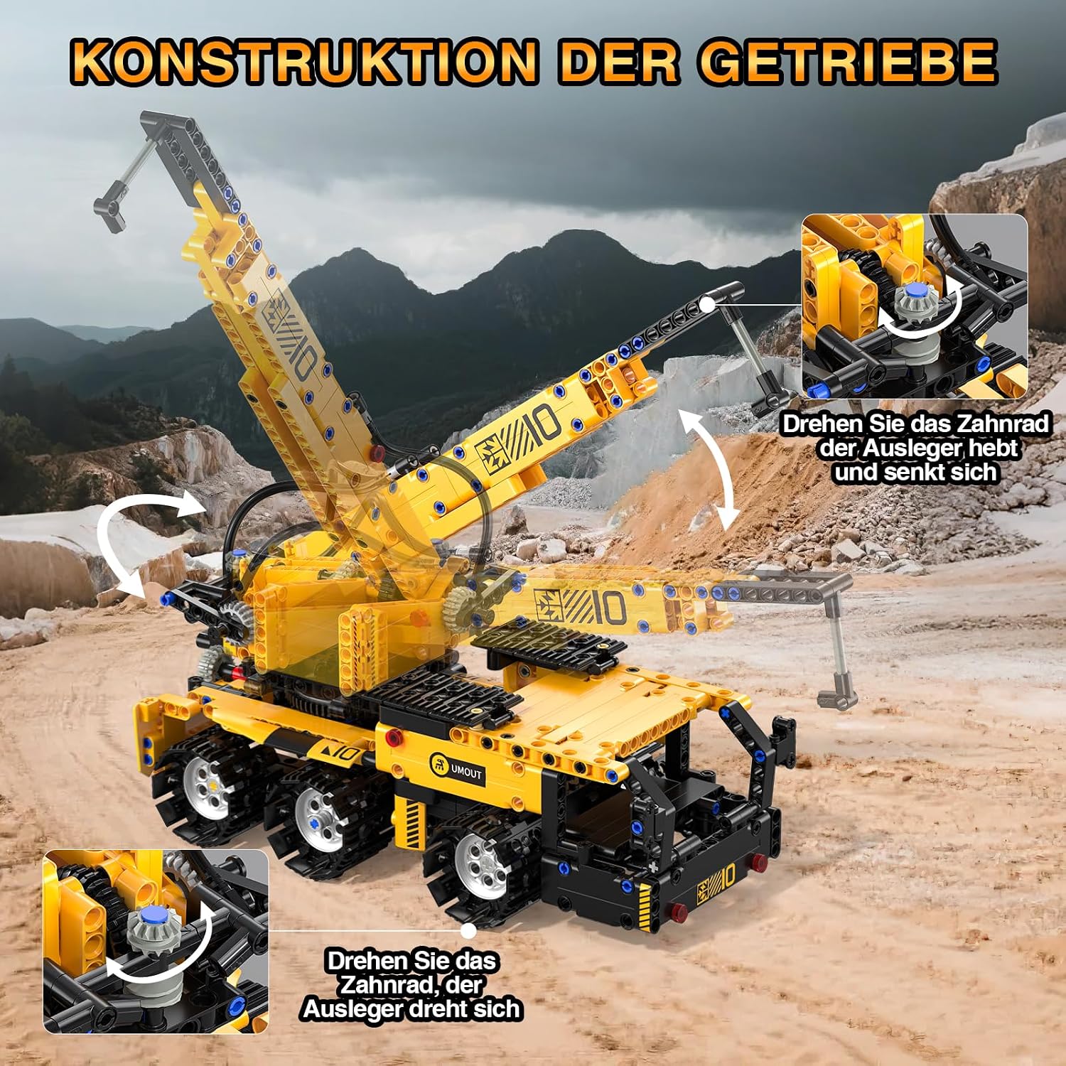 Thumbnail 3 de Technic Roboter Bauspielzeug 535 PCS 🤖