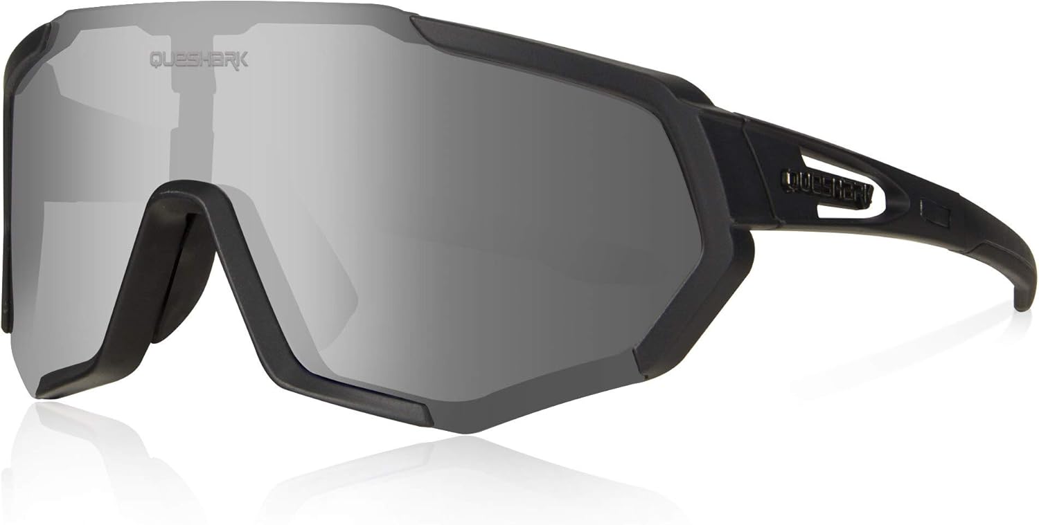 Thumbnail 6 de Queshark Occhiali da Ciclismo Polarizzati con Lenti Intercambiabili TR90 – Unisex