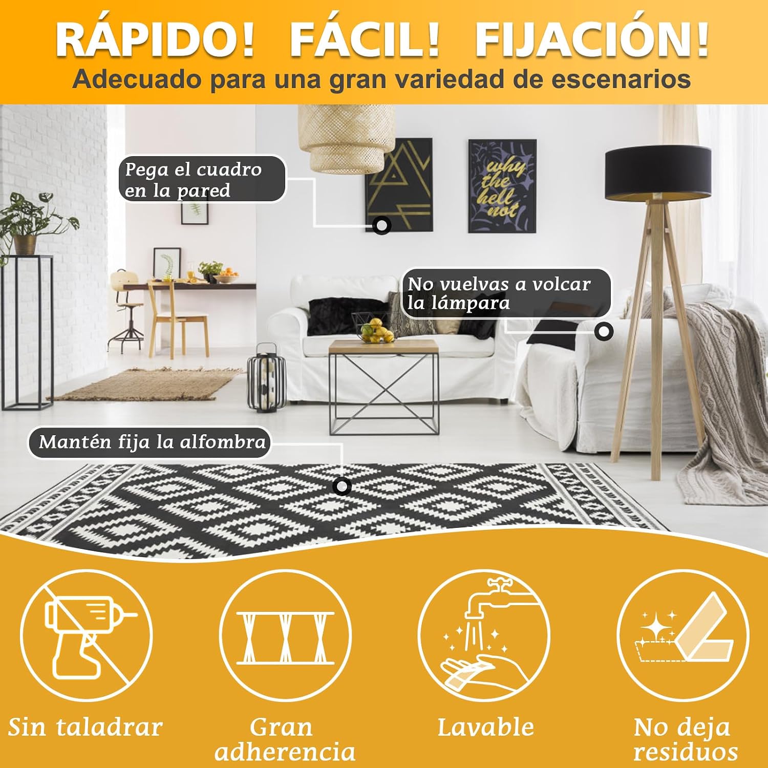 Detalle de MIMEIMIAI Cinta Nano reutilizable 3M