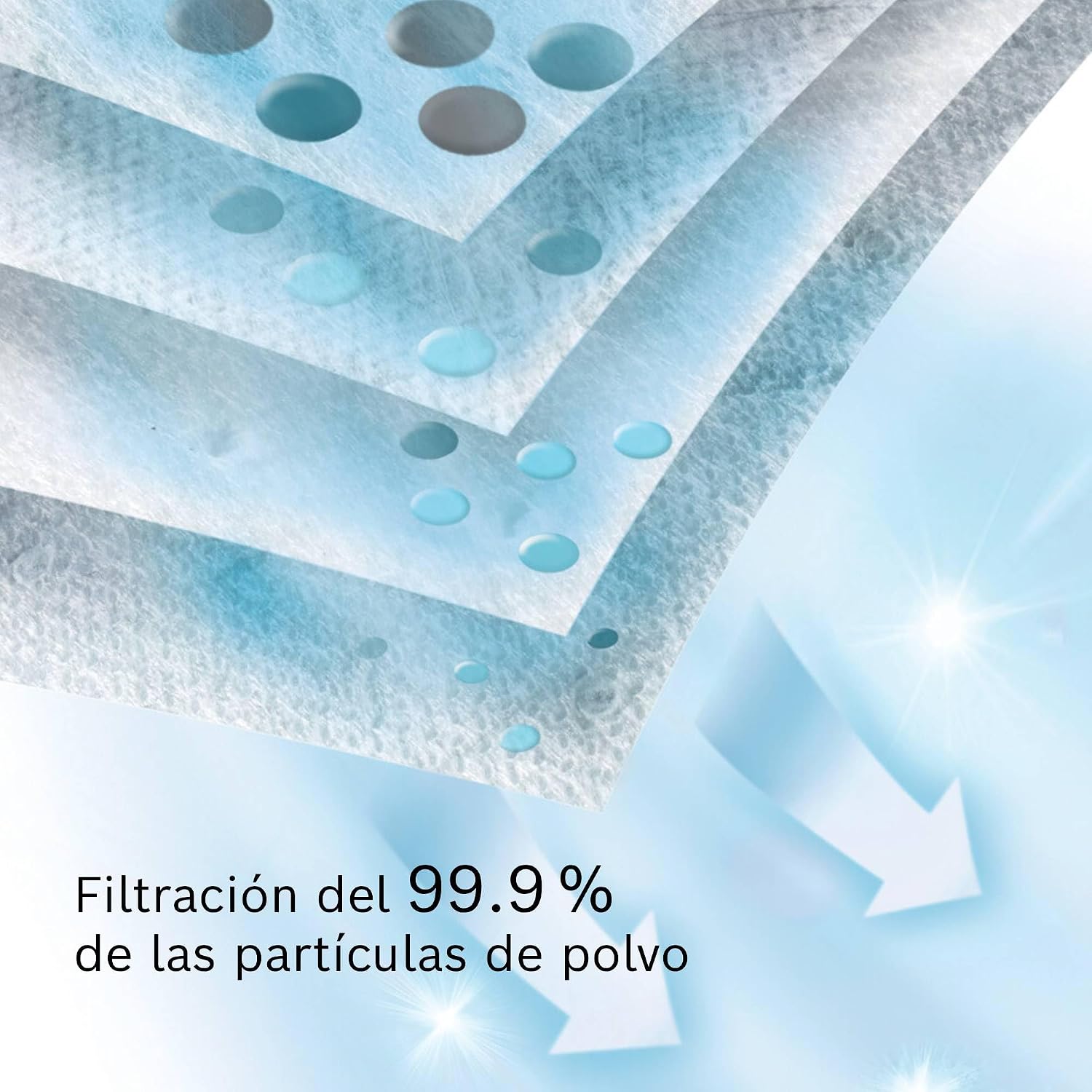 Detalle de Bosch BBZ16GALL Bolsa de polvo 16 uds