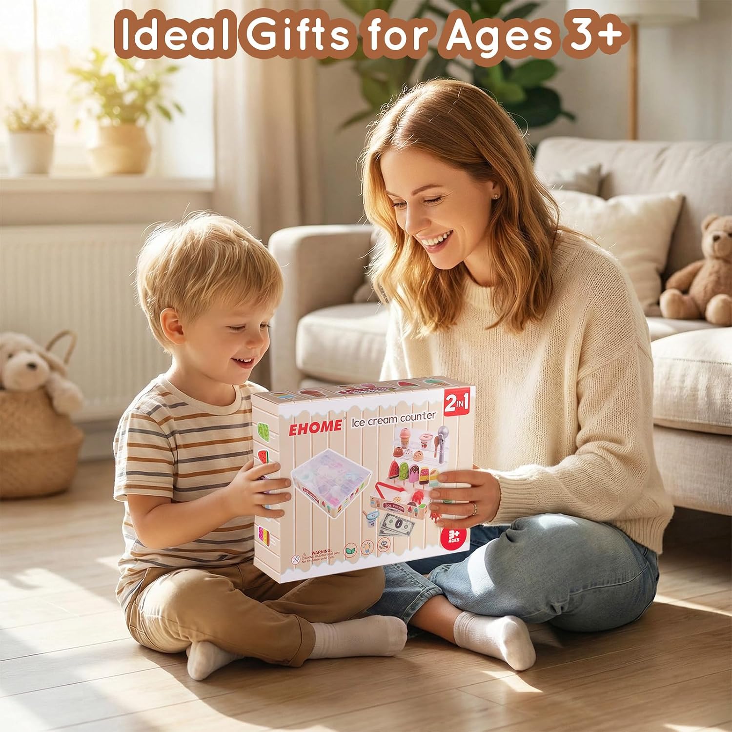 Thumbnail 6 de Ehome Ice Cream Shop Play Set, Wood Accessories